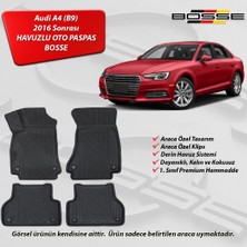 Audi A4 Paspas Araca Özel (B9) 2016 Sonrası BOSSE 3D Havuzlu Oto Paspas 3D Havuzlu Oto Paspas
