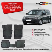 VW Caddy Paspas Araca Özel 2003 - 2010 Arası BOSSE 3D Havuzlu Oto Paspas