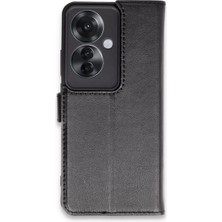 TeknoKapsül Reno 11F Kılıf S Kapaklı Kılıf - Siyah