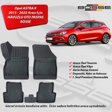 Opel Astra K Paspas Araca Özel 2015 - 2022 Arası BOSSE 3D Havuzlu Oto Paspas