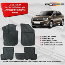 Dacia Logan Paspas Araca Özel 2013 2020 BOSSE 3D Havuzlu Oto Paspas Paspas