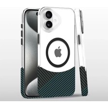 TeknoKapsül Iphone 16 Carbon Puzzle Magsafe Kapak -