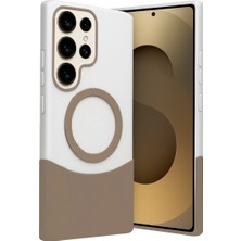 Freedom Storee Joko Samsung Galaxy S25 Ultra Velar Magsafe Kapak - Çöl Titanyum