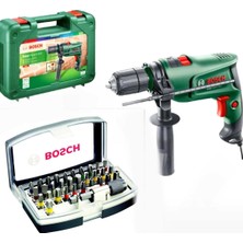Bosch Darbeli Matkap Vidalama Seti 32 Parça, Güç ve Çok Yönlü Kullanım
