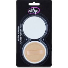 Eklips 2'li Pudra Ponponu Tüm Cilt Tipleri için Uygun Yumuşak Yapı ile Doğal Makyaj Görünümü