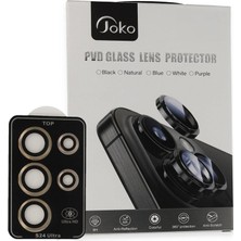 Freedom Storee Joko Samsung Galaxy S23 Ultra Pvd Metal Kamera Lens - Gold
