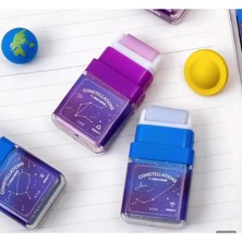 Meyra Accessories Astroloji Burç Temalı Desenli Baskılı Silindirli Renkli Silgi Okul Öncesi Sevimli Hediyelik 1 Adet