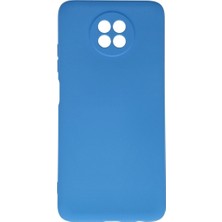 Freedom Storee Xiaomi Redmi Note 9 5g Kılıf Nano Içi Kadife Silikon - Mavi
