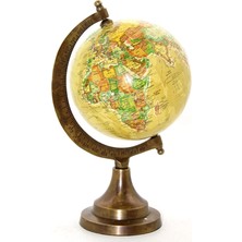 Freedom Storee Pirinç Dünya Küre 3382A