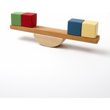 Doğal Organik Ahşap Montessori Oyuncakküp Denge Çocuk Odası Dekor Hediye Fotoğraf Çekim