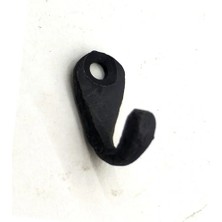 Freedom Storee Antika Tarz Dekoratif Pirinç Tekli Mini Askı - 27X11 Mm, Oksit