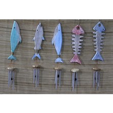 Freedom Storee Ahşap Balıklı Metal Çan No:5