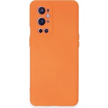 Freedom Storee One Plus 9 Pro Kılıf Nano Içi Kadife Silikon - Turuncu