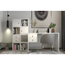 Vivense Bk Çalışma Masası, Kitaplıklı
