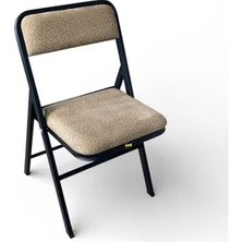 Vivense Hey Katlanır Mutfak Kamp Sandalyesi, Kahve, Puffy