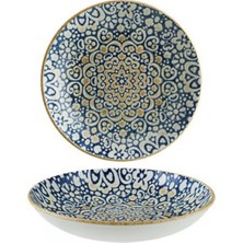 Bonna Porselen Bonna ALHBLM25CK Alhambra Bloom 25 Cm Çukur Tabak 1300 cc 2li