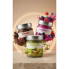 Frapella Orman Meyvesi Kreması, Kakaolu Bisküvi Kreması, Antep Fıstık Kreması 3 x 220 Gr.