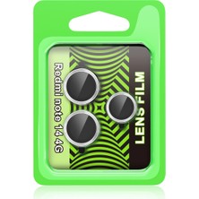 Magicool Xiaomi Redmi Note 14 4g Raze Metal Kamera Lens - Gümüş