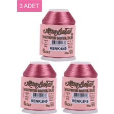 Just Cheap Store 3 Adet Altınbaşak Oya ve Dantel Ipi 20 gr - Royaleks - No: 649