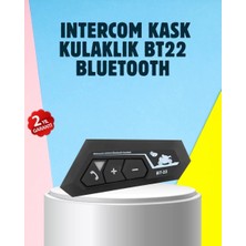 Midas Toptan Home BT22 Motosiklet Kask Içi Bluetooth Kulaklık Interkom Destekli