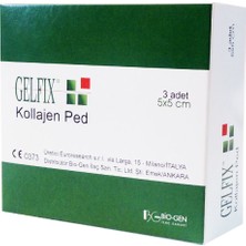 Gelfix Kollodial Gümüş Suyu İçeren 5x5 Kollajen Ped 3 Adet