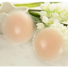 Ten Rengi Göğüs Ucu Kapatıcı Mini Silikon 1 Çift Yapışkanlı Ped