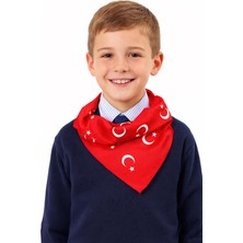 New Obsessions Kırmızı Ay Yıldız Türk Bayrağı Fular Bandana 2 Adet