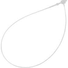 Erkan Elle Geçmeli Kılçık 4inç Beyaz 5.000 Adet Plastik Materyal ile Etiketleme İçin Uygun