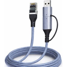 Hobilinka USB 3.0 Type-C 2 In 1 Gigabit Ethernet Adapter ZR1159