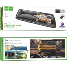 Arbix Hoco DV4 Araç Kamerası 4.5” LCD Dikiz Aynası | Ön & Arka Çift Kamera Full HD DVR