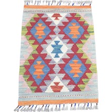 Zehra Abla Halı Yeni El Dokuma Desenli Cerit Yörükleri Meşhed Iran Yün Kilim 7259