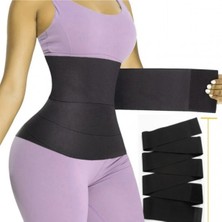 4 Metre Kemer Waist Trainer Bele Dolamalı Kum Saati Göbek Korsesi
