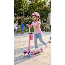 Kasımoğulları Concept Scooter - LED Işıklı Tekerlekler, Ayarlanabilir Gidon, 80 kg Kapasiteli Çocuk Scooter