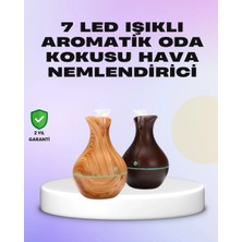 Midas Toptan Home Ultrasonik Ahşap Desenli 130ML Aromaterapi Difüzör ve Hava Nemlendirici