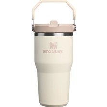 Stanley Iceflow™ Flip Straw Tumbler Ekru Pipetli Termos | 0.60 L