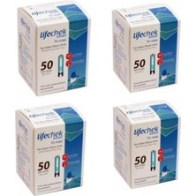 PremiumPort Kan Şekeri Ölçüm Stribi 50 Adet, Lifechek Smart TD-4360, Güvenilir Ölçüm