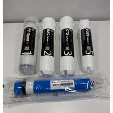 Eco Pure Flow Technology Kapalı Kasa 5 Li Set ( Tüm Kapalı Kasa Su Arıtma Cihazlarına Uyumludur )