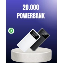 Midas Toptan Home Akıllı LCD Ekranlı 20.000MAH Powerbank Pd + USB + Type-C