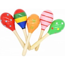 Star Global Marakas Renkli Ahşap Marakas Büyük