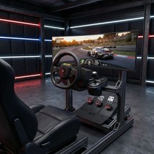Rampage Pace V987 Only Pc 3 Pedallı - El Vitesli Gaming Oyuncu Direksiyonu SADECE PC UYUMLU