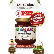 Bahar Kids iştah açıcı kilo aldıran Çocuklar İçin Özel & Arı Sütü Pekmez Bal ve Vitamin Kakaolu Macun 240 gr
