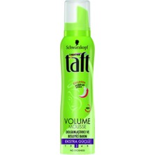 Taft Saç Bakımı Köpüğü 150 ml Ekstra Güçlü Hacim Verici Özelliklerle Dolgunlaştırıcı
