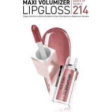 Maxivolumizer Lipgloss 214 - Dance Of Pearls - Kalıcı ve Nemlendirici Ruj - Dolgunlaştırıcı Etki