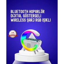 Midas Toptan Home 13 Renk Seçenekli Kablosuz Şarj Cihazlı LED Lamba