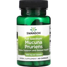 Swanson Full Dopa Mucuna Pruriens Stress Support Nervous System 400 Mg 60 Caps