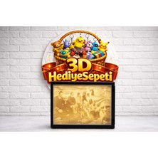 Lithophane Işıklı Çerçeve