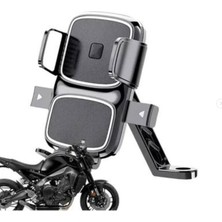 DS LLC Çift Tarafli Motosiklet Ayna Telefon Tutucu ZR658 Iegtgrs-34