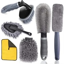 Calperia Profesyonel 6 Parça Mikrofiber Araç Yıkama Seti