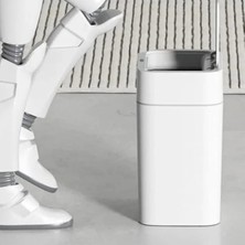 Calperia Hareket Sensörlü Banyo Mutfak Çöp Kovası, 9 Litre Kapasite ile Sessiz Kullanım