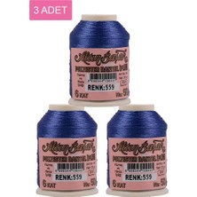 Just Cheap Store 3 Adet Altınbaşak Oya ve Dantel Ipi 20 gr - Royaleks - No: 559